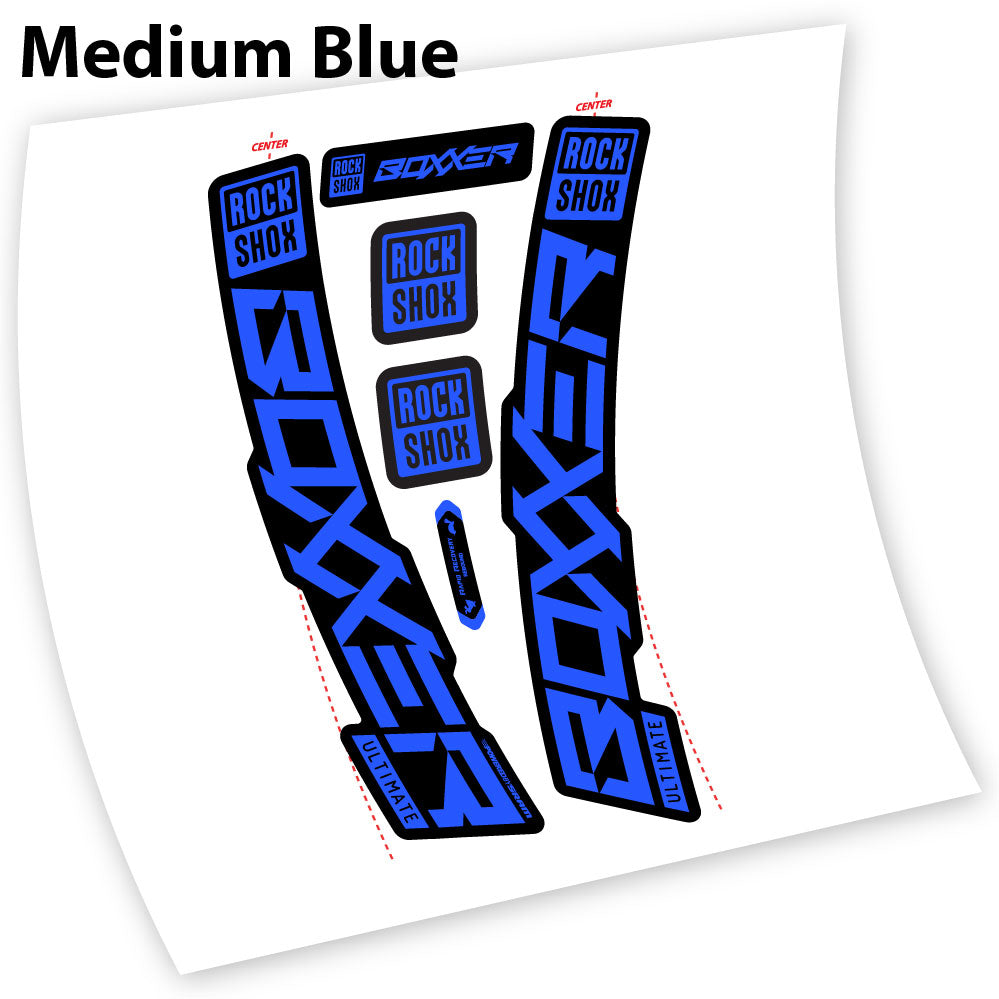 Decal Rock Shox Boxxer Ultimate 2020 Bike Fork sticker vinyl