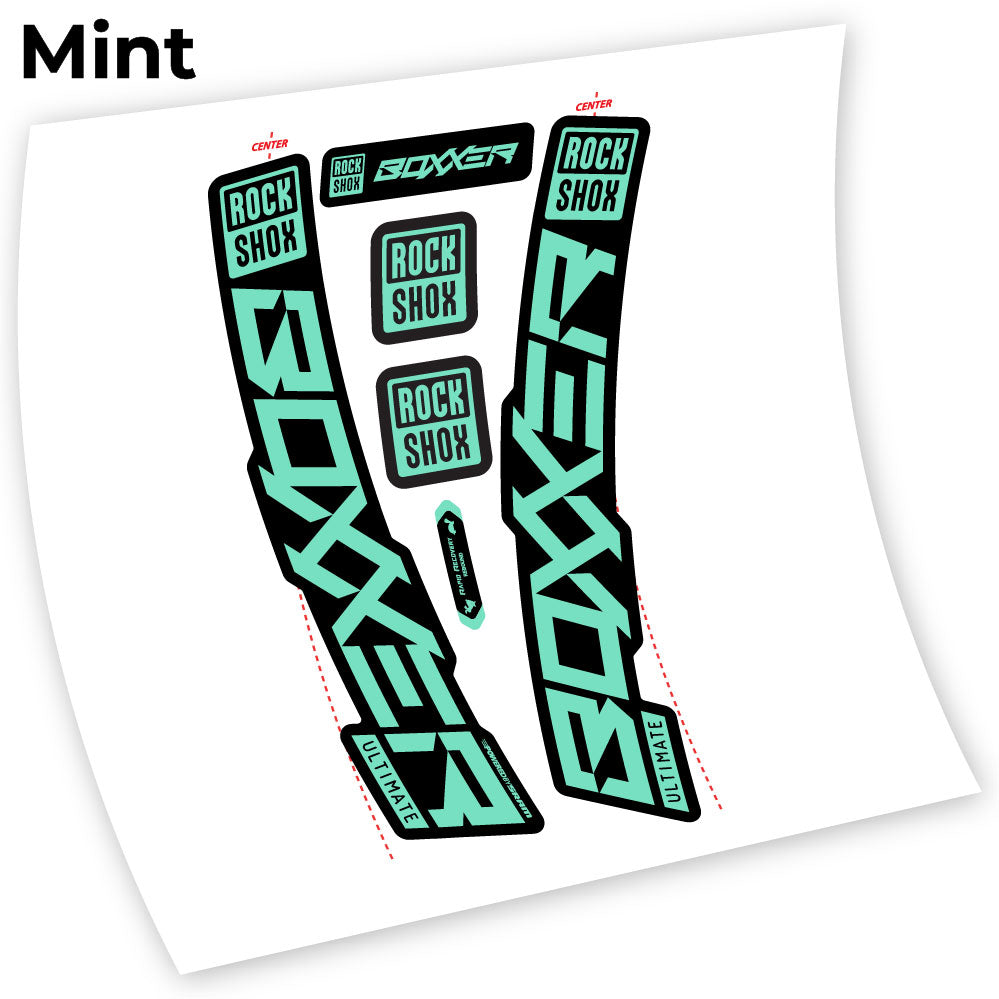 Decal Rock Shox Boxxer Ultimate 2020 Bike Fork sticker vinyl