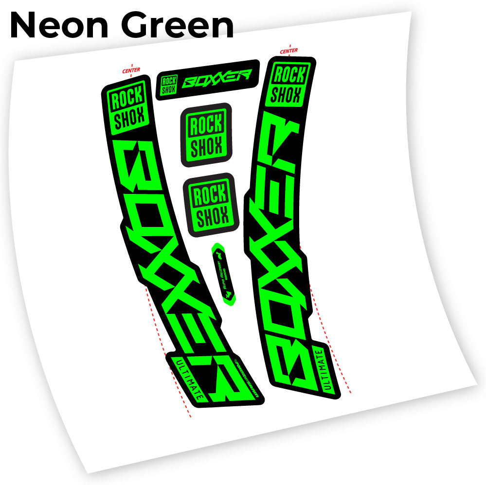 Decal Rock Shox Boxxer Ultimate 2020 Bike Fork sticker vinyl