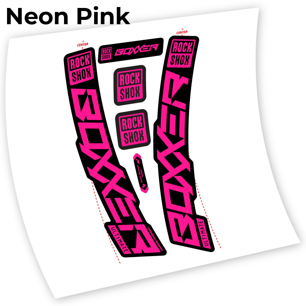 Decal Rock Shox Boxxer Ultimate 2020 Bike Fork sticker vinyl