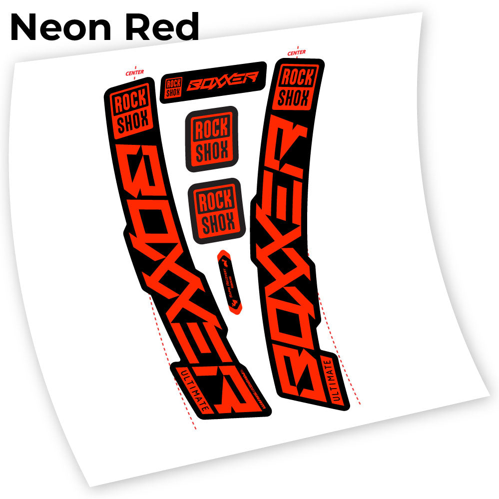 Decal Rock Shox Boxxer Ultimate 2020 Bike Fork sticker vinyl