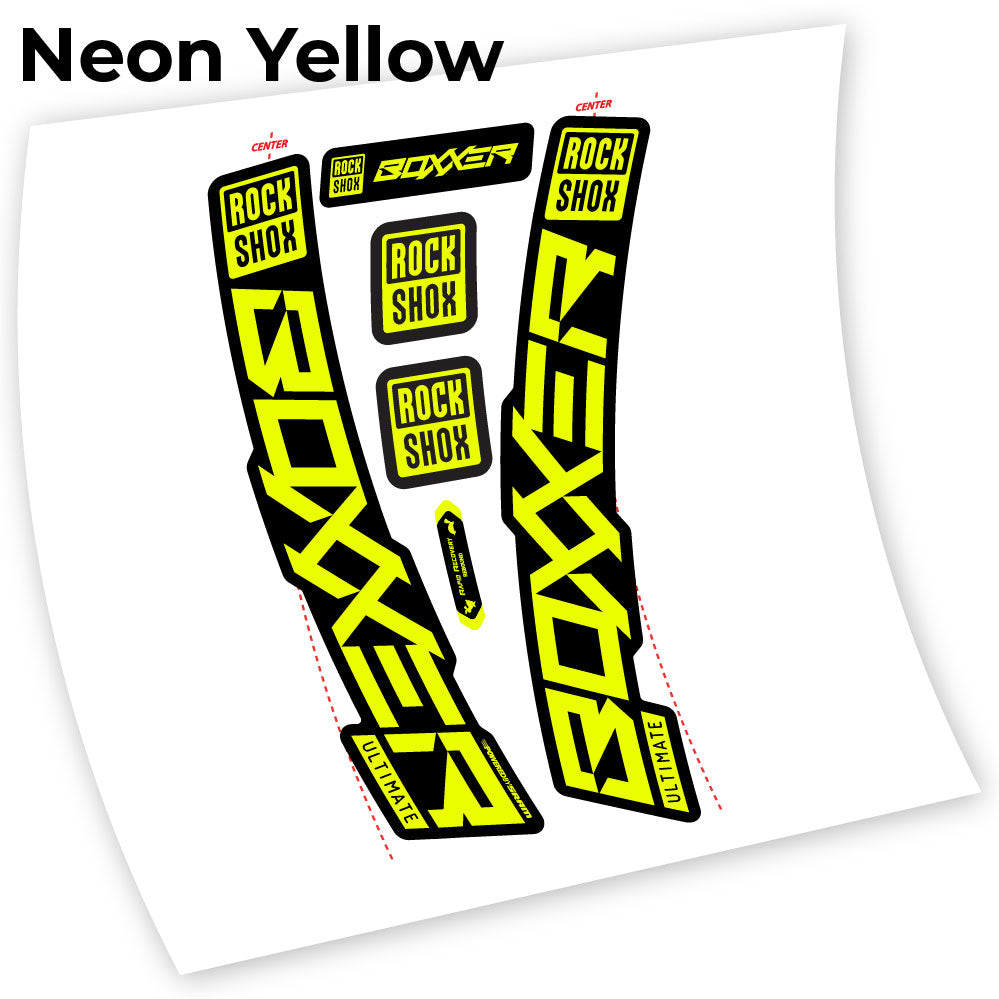 Decal Rock Shox Boxxer Ultimate 2020 Bike Fork sticker vinyl