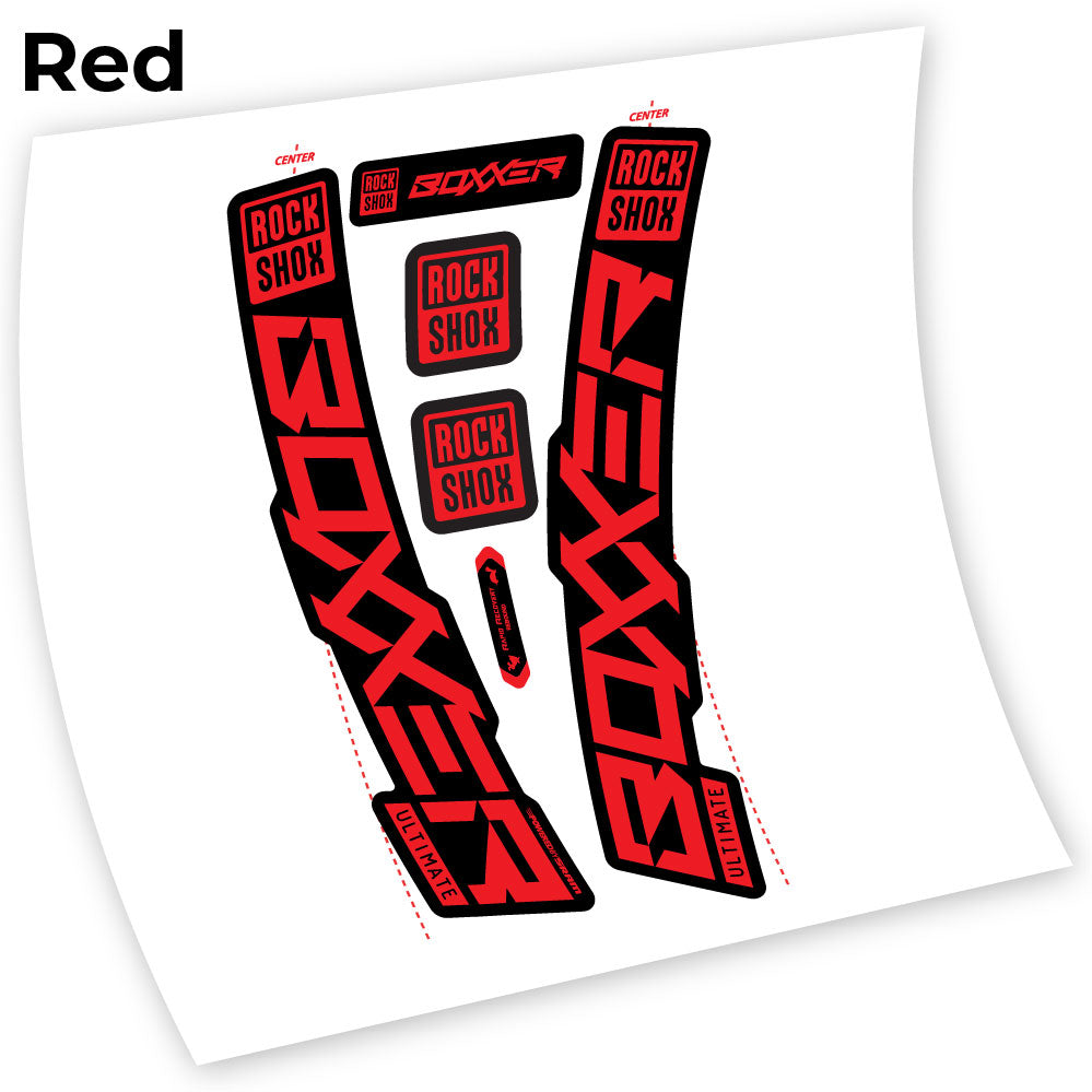 Decal Rock Shox Boxxer Ultimate 2020 Bike Fork sticker vinyl