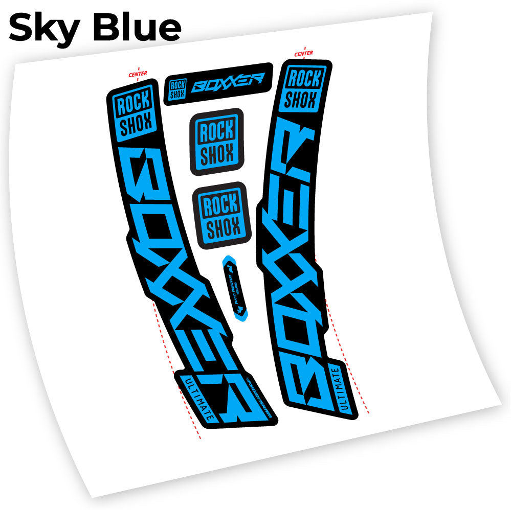 Decal Rock Shox Boxxer Ultimate 2020 Bike Fork sticker vinyl