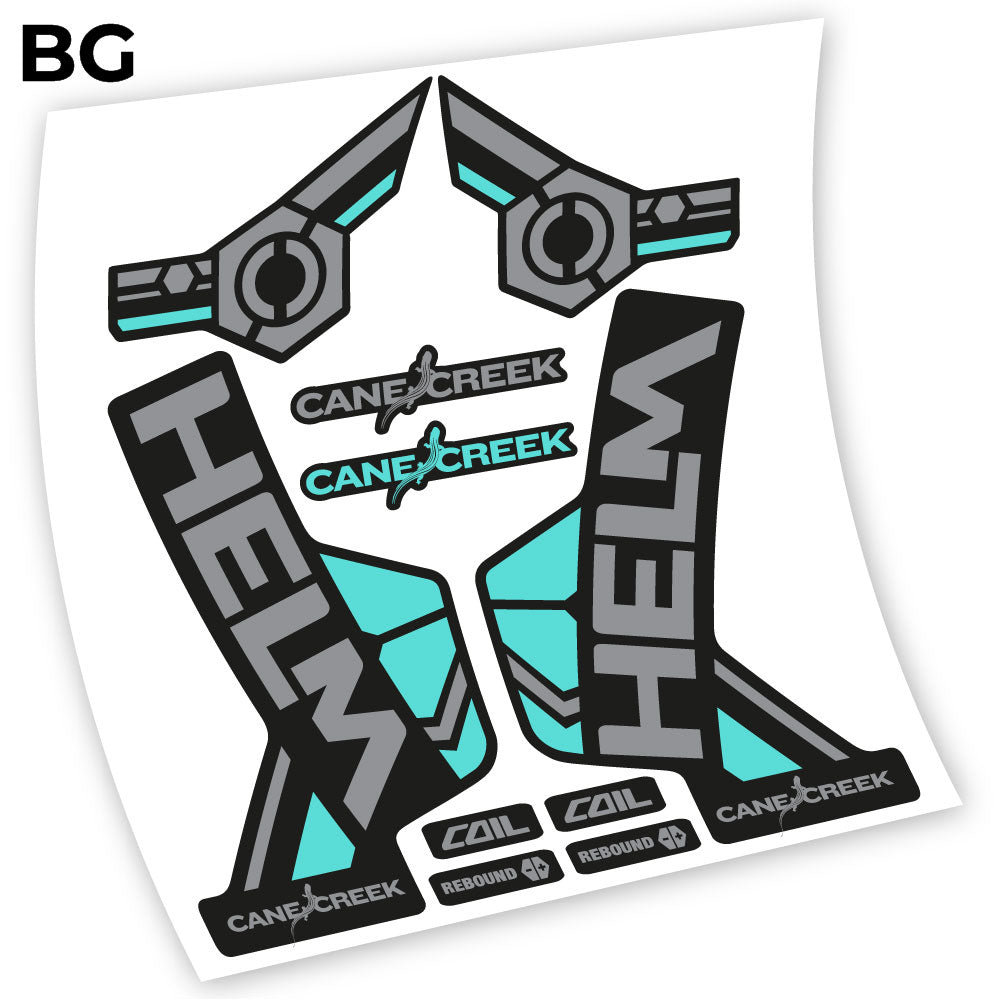 Aufkleber, Canecreek Helm 2018, Fahrradgabel 27,5 Sticker Vinyl