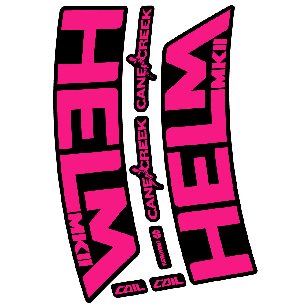 Aufkleber Canecreek Helm MK2, Fahrradgabel, Sticker Vinyl