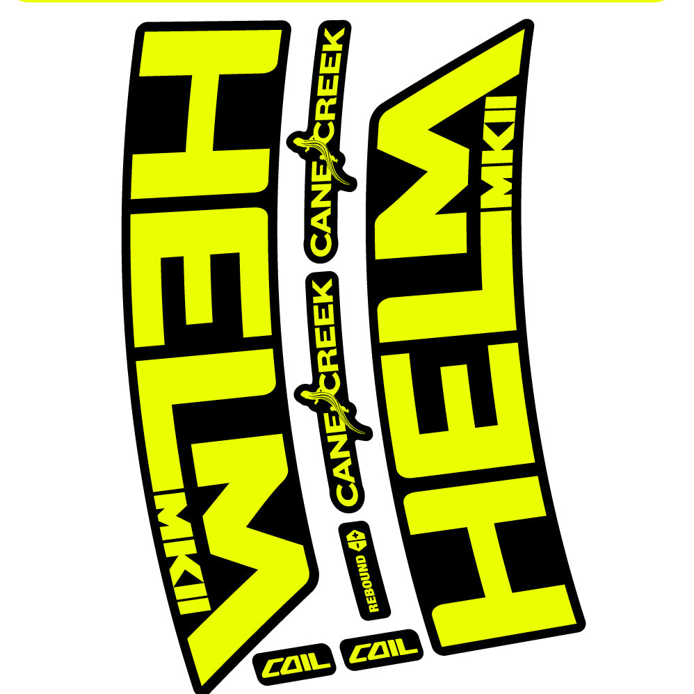 Aufkleber Canecreek Helm MK2, Fahrradgabel, Sticker Vinyl