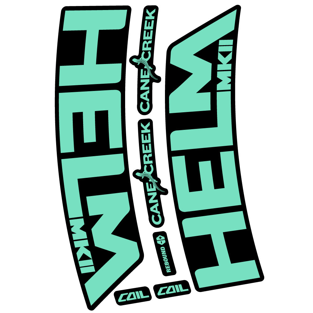 Aufkleber Canecreek Helm MK2, Fahrradgabel, Sticker Vinyl