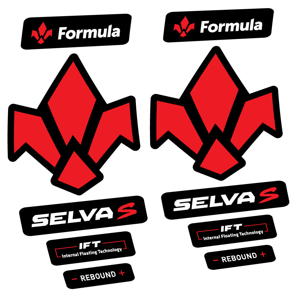 Aufkleber Formula Selva S 2019, Fahrradgabel, Sticker Vinyl