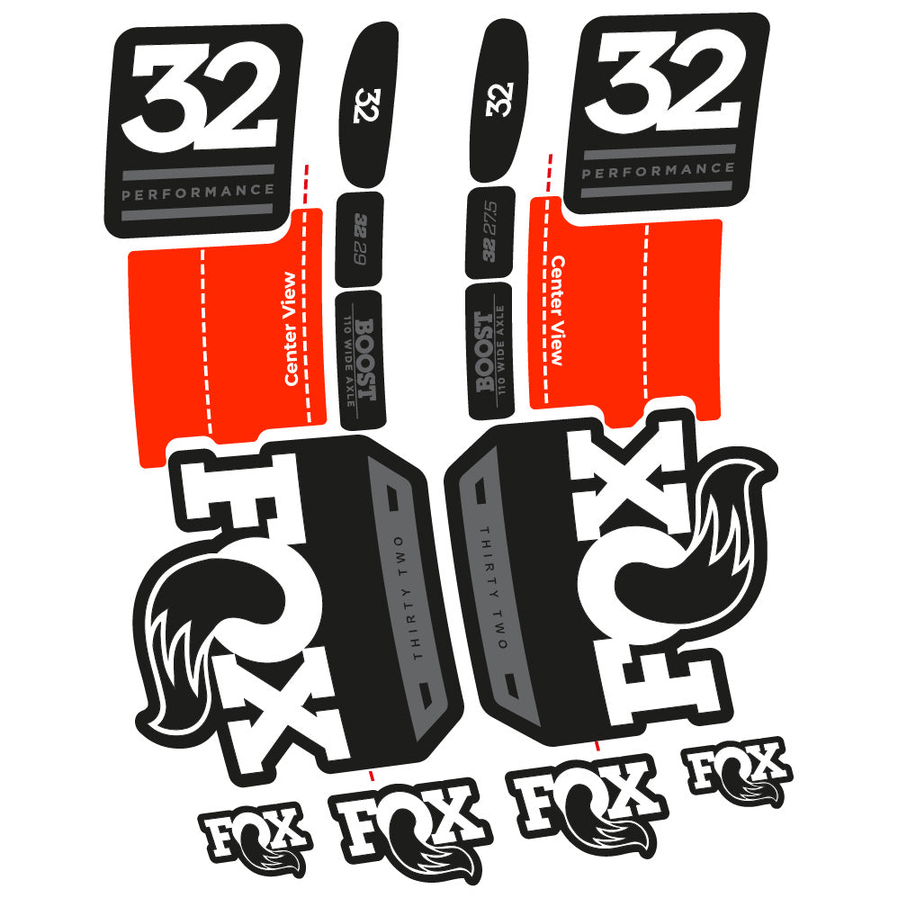 Aufkleber Fox 32 Performance 2019 Fahrradgabel Aufkleber Vinyl
