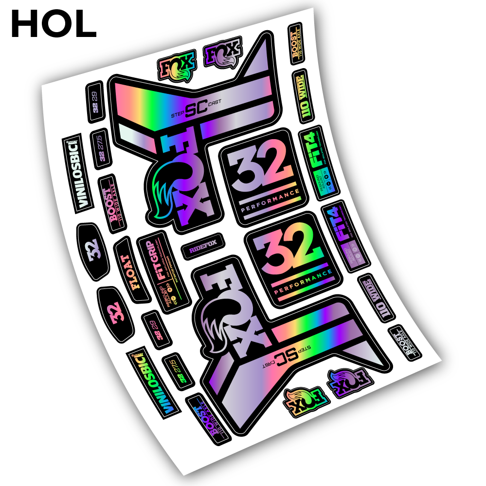 Aufkleber, Fox 32 Performance SC 2019 Sticker Vinyl