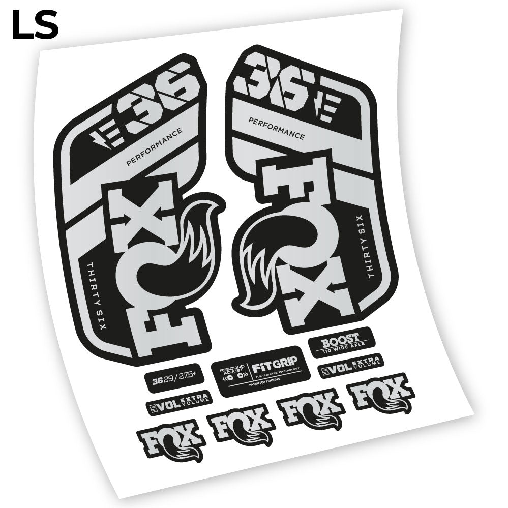 Aufkleber, Fox 36 E-Bike 2021, Fahrradgabel Sticker Vinyl