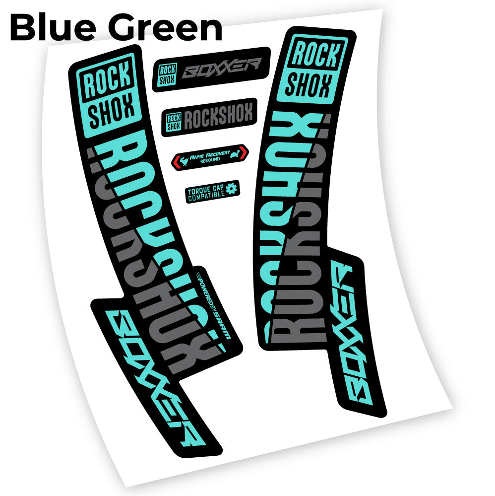Decal Rock Shox Boxxer 2019, Bike Fork, Sticker vinyl