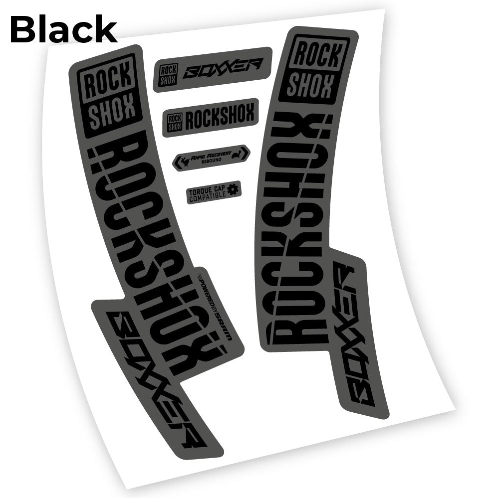Decal Rock Shox Boxxer 2019, Bike Fork, Sticker vinyl