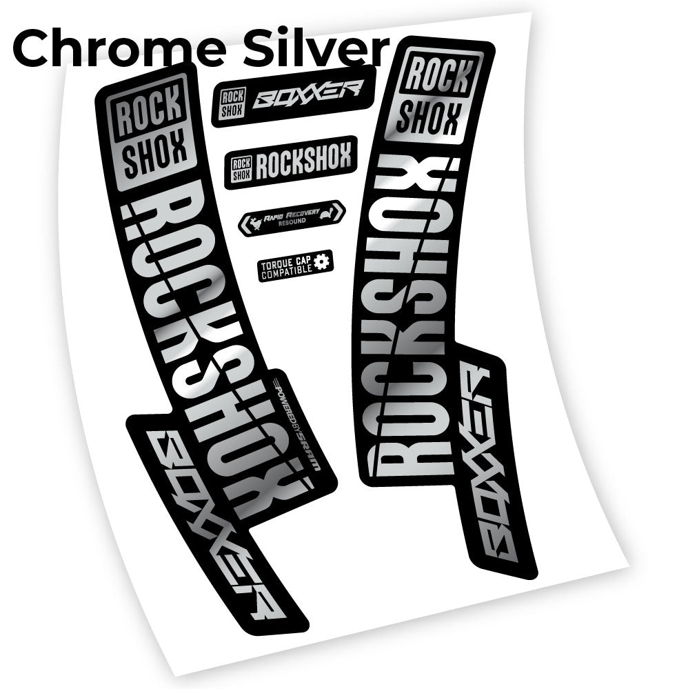Decal Rock Shox Boxxer 2019, Bike Fork, Sticker vinyl