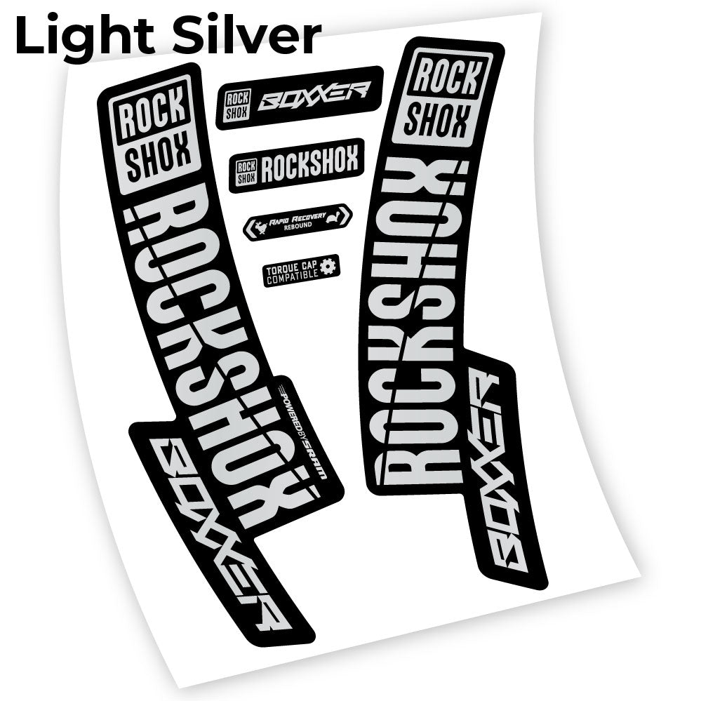 Decal Rock Shox Boxxer 2019, Bike Fork, Sticker vinyl