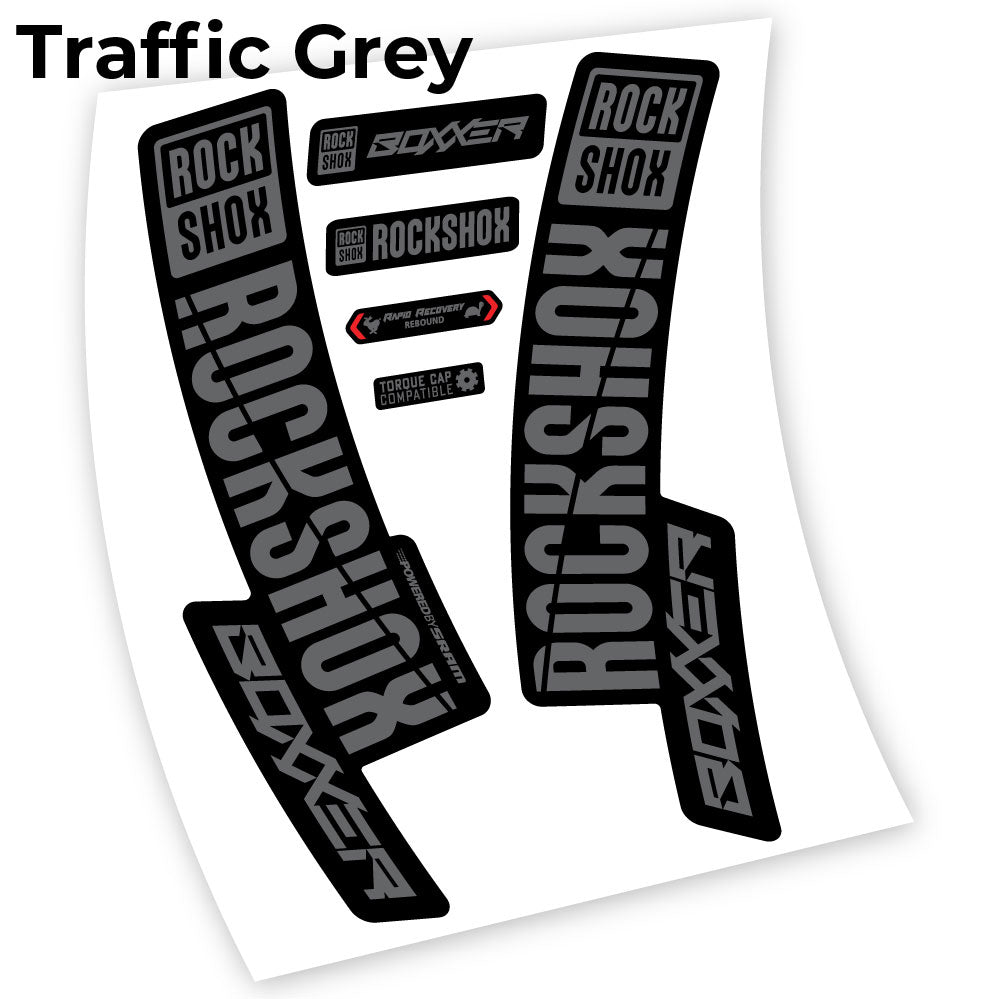 Decal Rock Shox Boxxer 2019, Bike Fork, Sticker vinyl