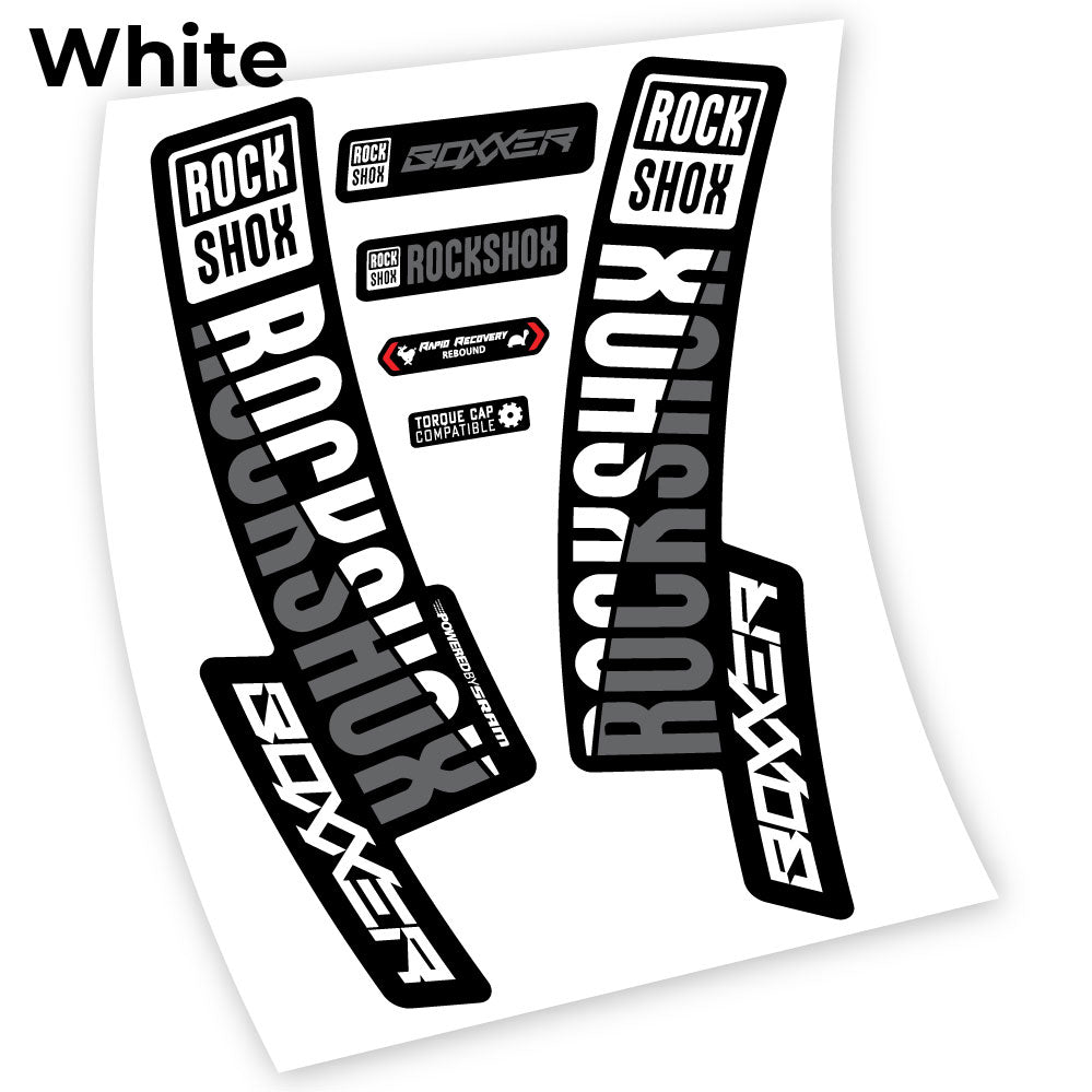 Decal Rock Shox Boxxer 2019, Bike Fork, Sticker vinyl