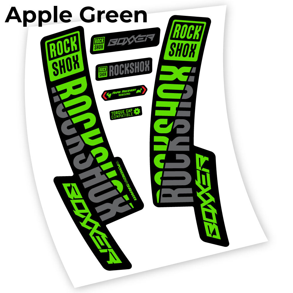 Decal Rock Shox Boxxer 2019, Bike Fork, Sticker vinyl