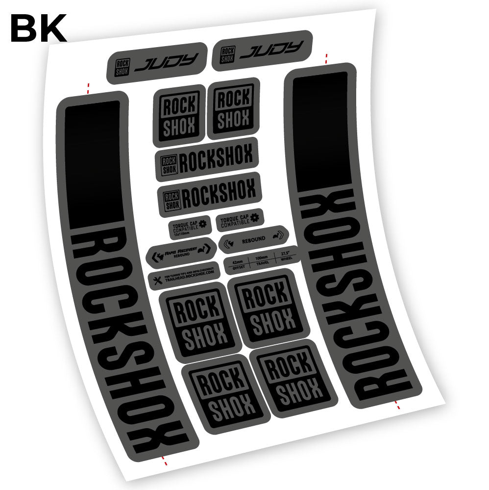 Aufkleber Rock Shox Judy 2021, Fahrradgabel 29 Sticker Vinyl