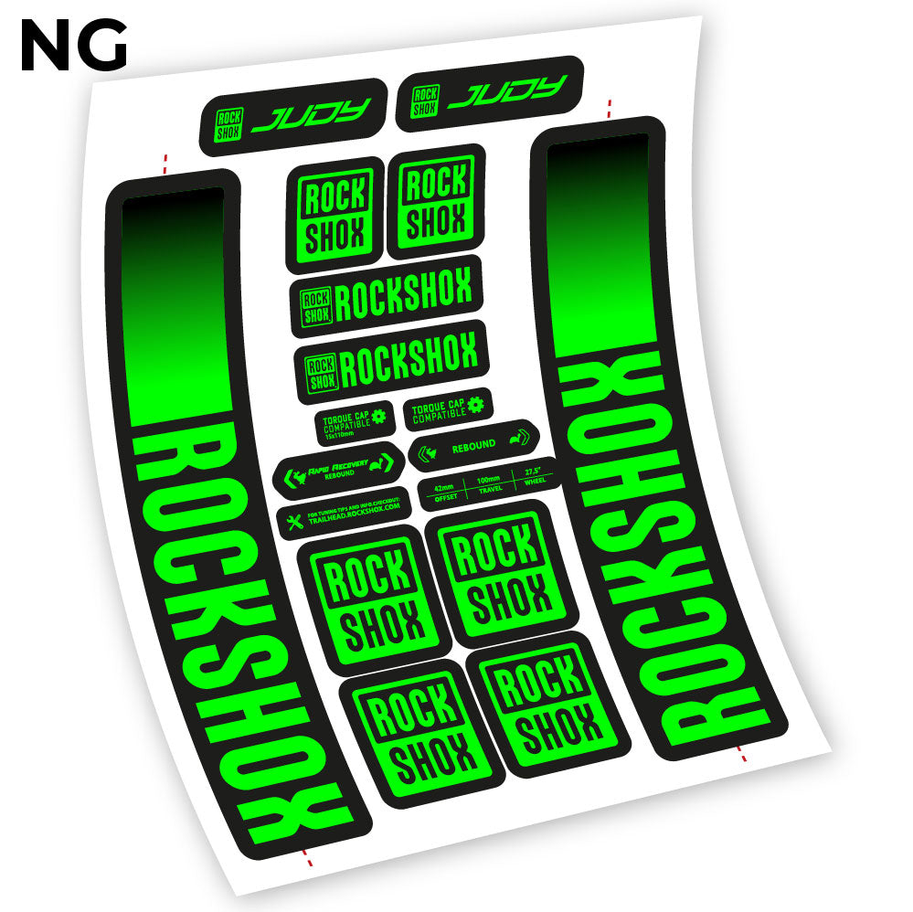 Aufkleber Rock Shox Judy 2021, Fahrradgabel 29 Sticker Vinyl