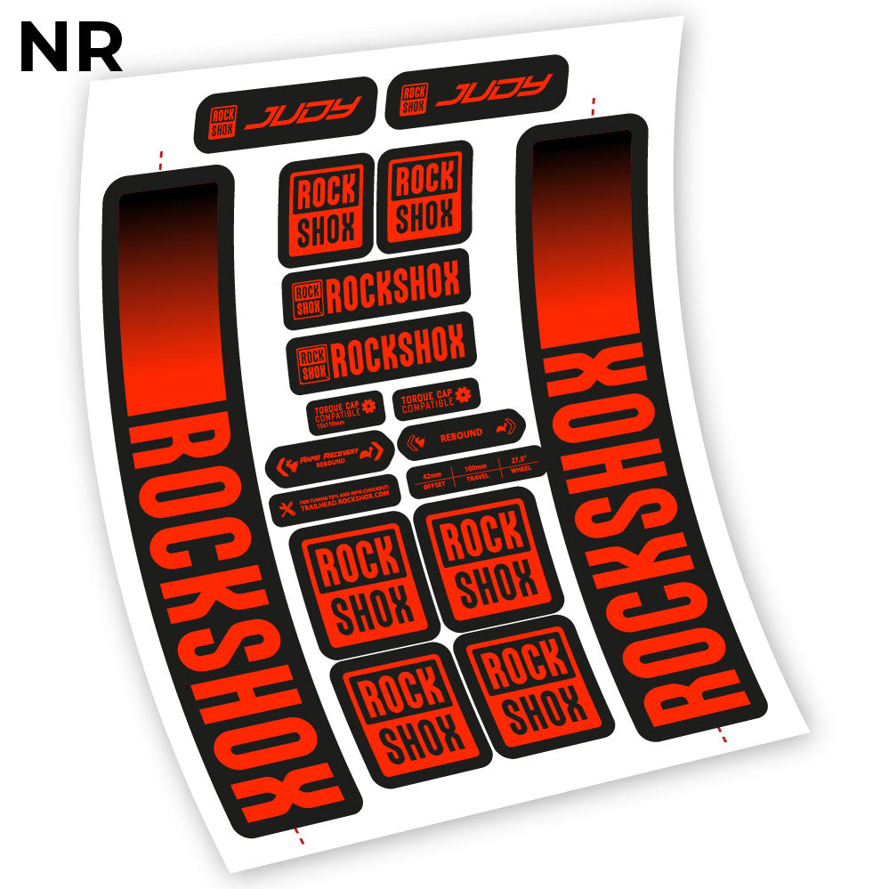 Aufkleber Rock Shox Judy 2021, Fahrradgabel 29 Sticker Vinyl