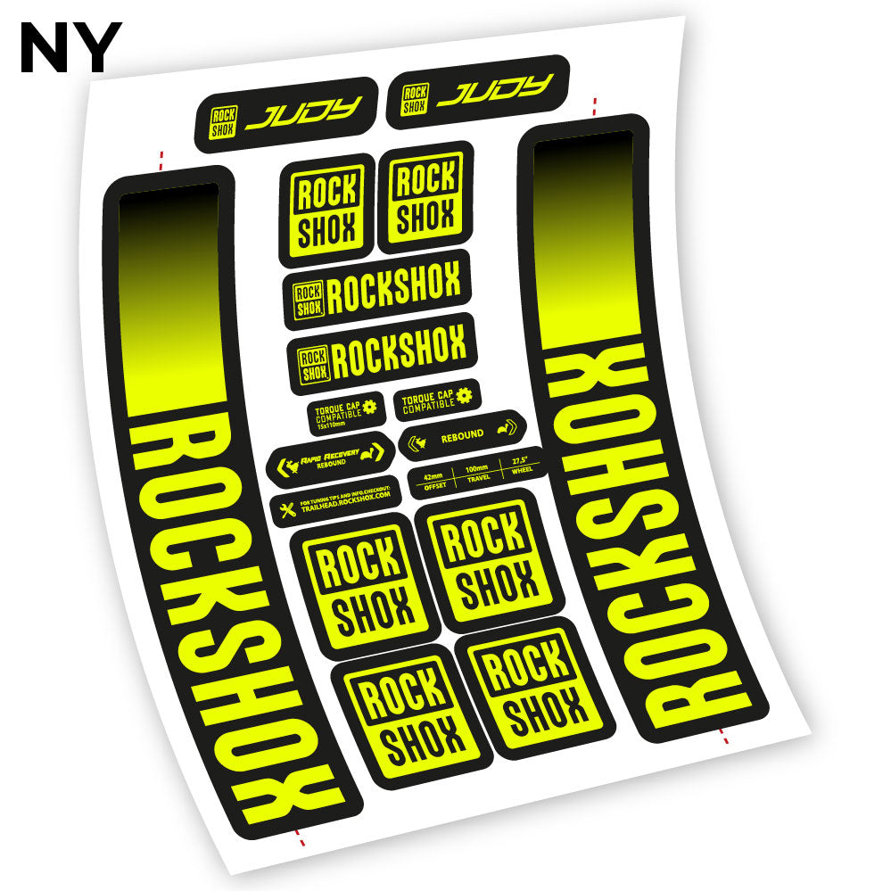 Aufkleber Rock Shox Judy 2021, Fahrradgabel 29 Sticker Vinyl