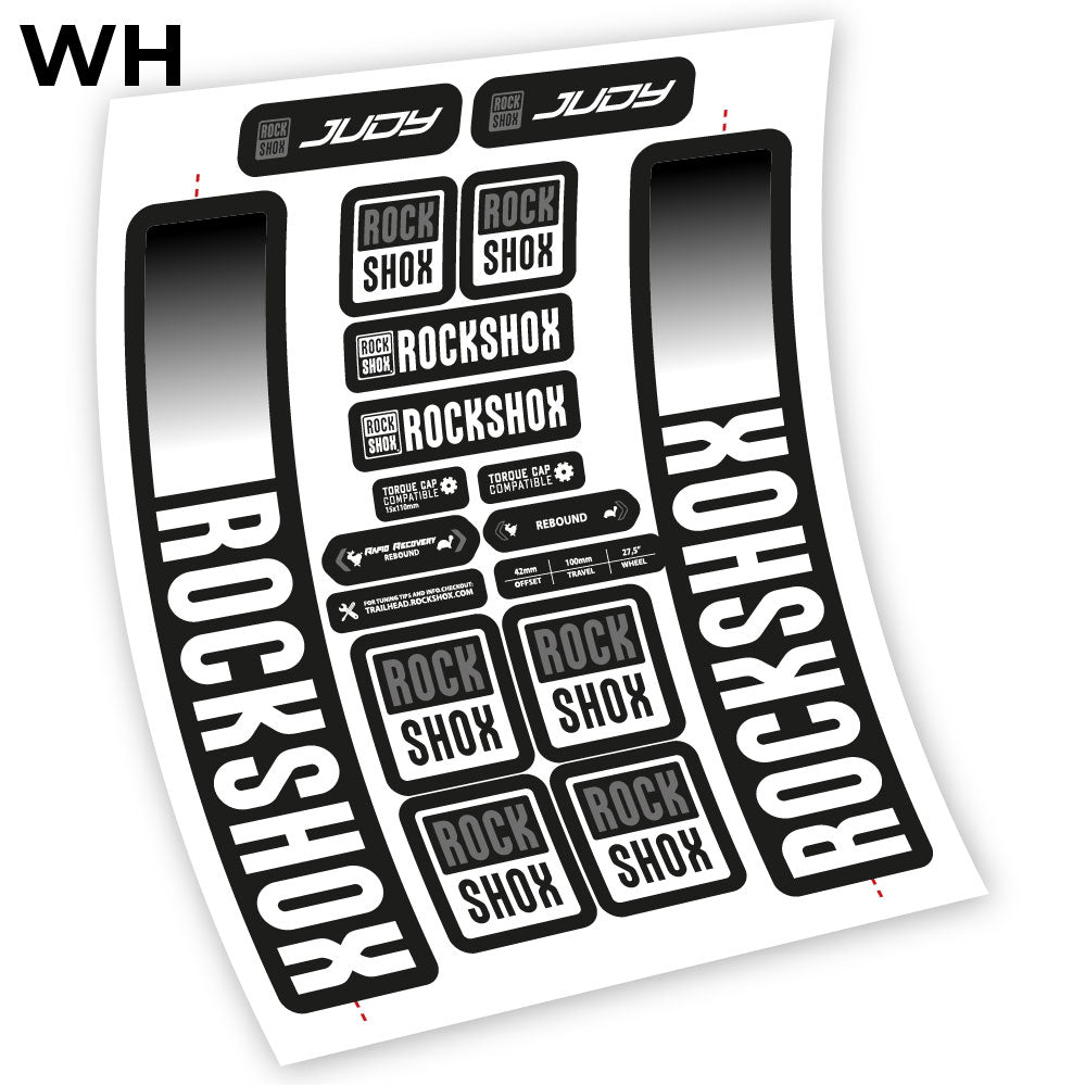 Aufkleber Rock Shox Judy 2021, Fahrradgabel 29 Sticker Vinyl