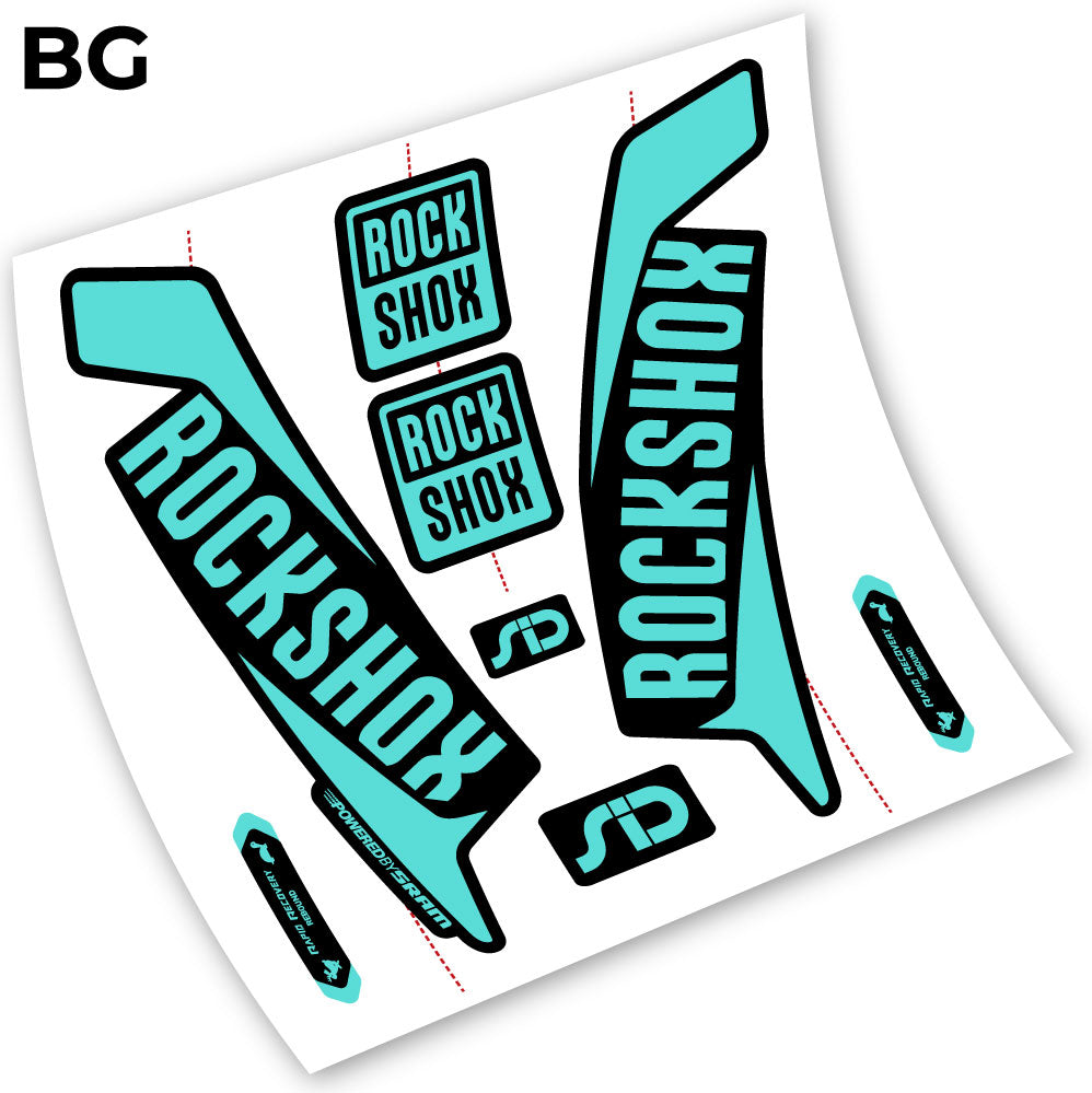 Decal, Rock Shox Sid 2016, Bike Fork Sticker vinyl