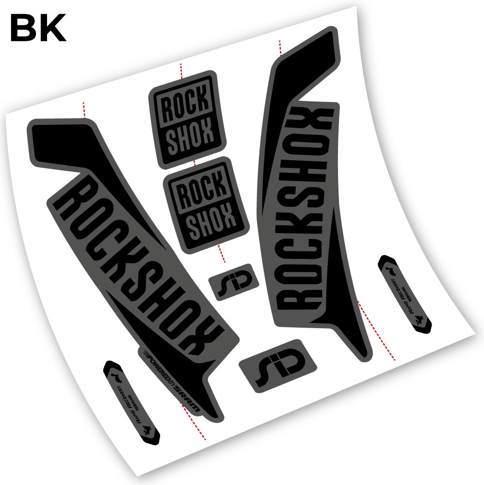 Decal, Rock Shox Sid 2016, Bike Fork Sticker vinyl
