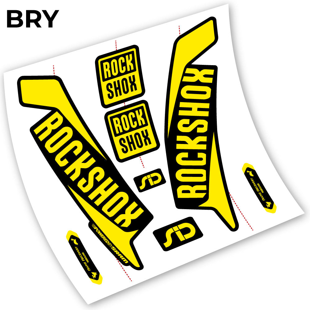 Decal, Rock Shox Sid 2016, Bike Fork Sticker vinyl
