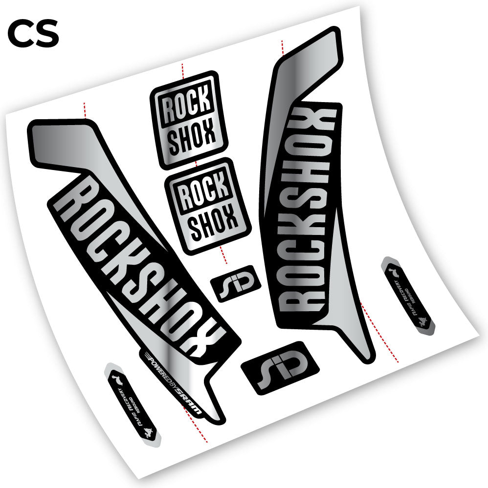 Decal, Rock Shox Sid 2016, Bike Fork Sticker vinyl