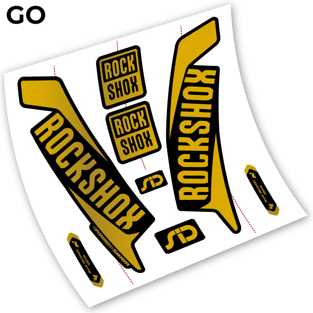Decal, Rock Shox Sid 2016, Bike Fork Sticker vinyl