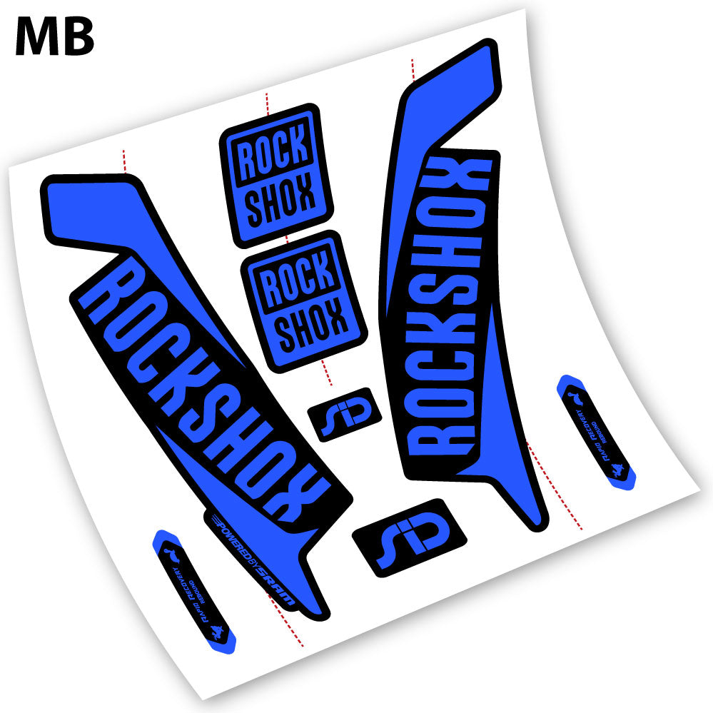 Decal, Rock Shox Sid 2016, Bike Fork Sticker vinyl