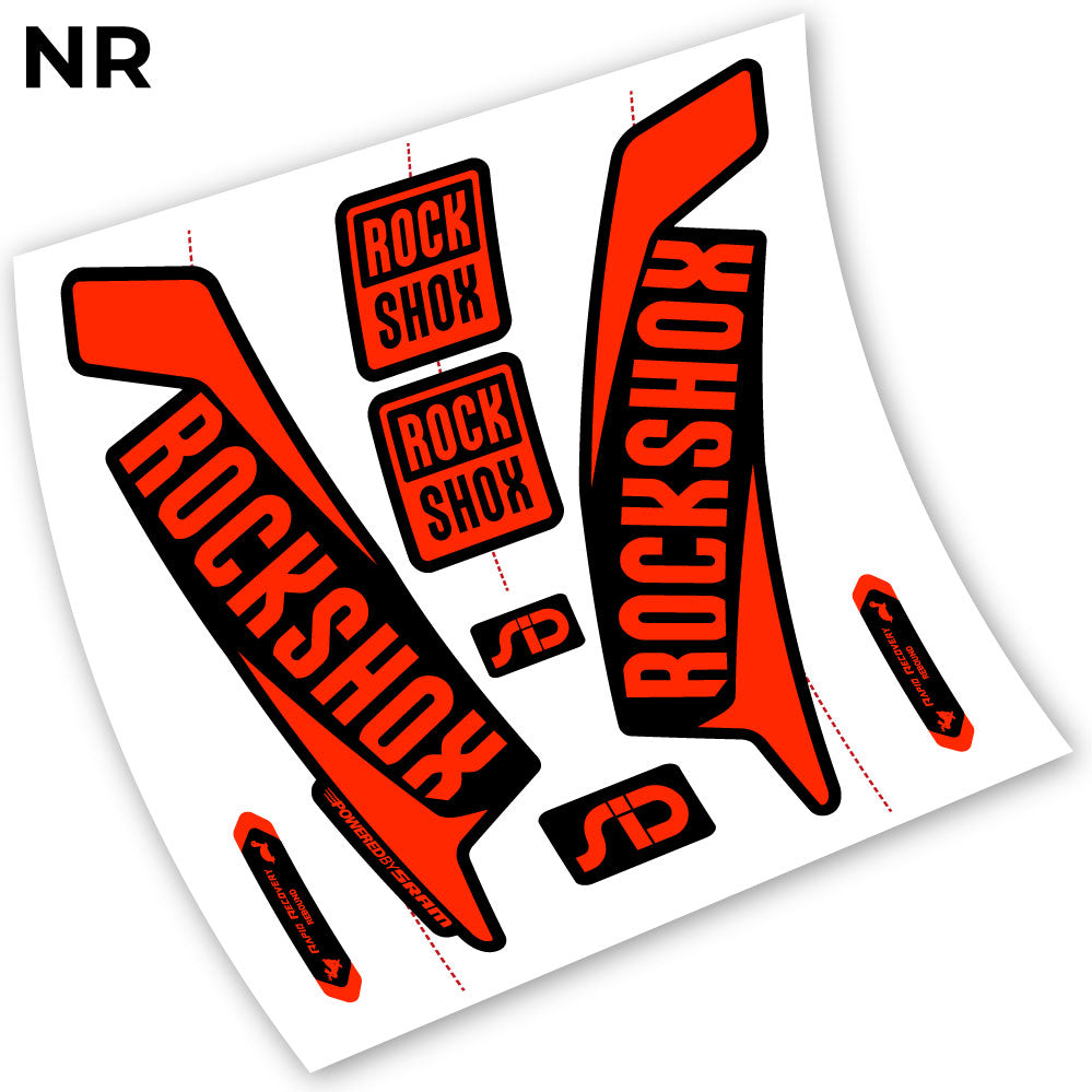 Decal, Rock Shox Sid 2016, Bike Fork Sticker vinyl