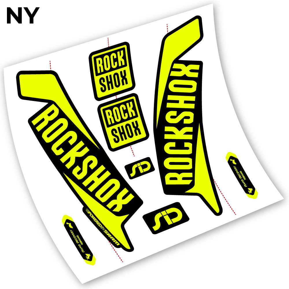 Decal, Rock Shox Sid 2016, Bike Fork Sticker vinyl