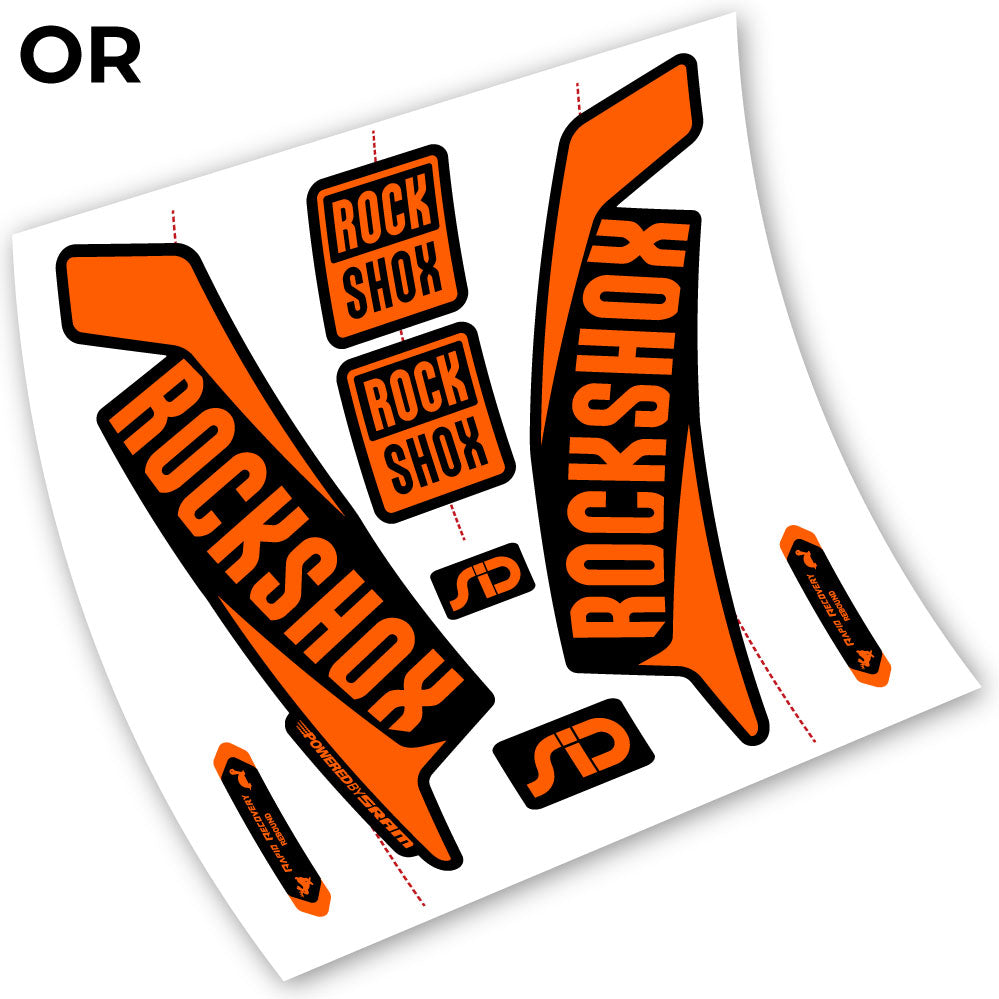 Decal, Rock Shox Sid 2016, Bike Fork Sticker vinyl