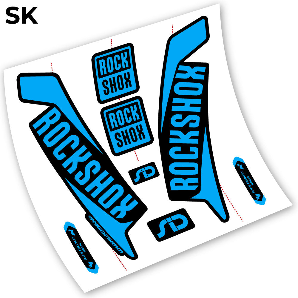 Decal, Rock Shox Sid 2016, Bike Fork Sticker vinyl