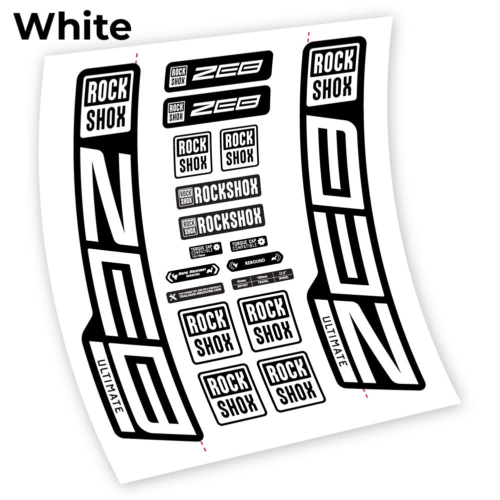 Custom Fork Decal for RockShox ZEB Ultimate 2021–2024 – 29” – Vinyl Sticker