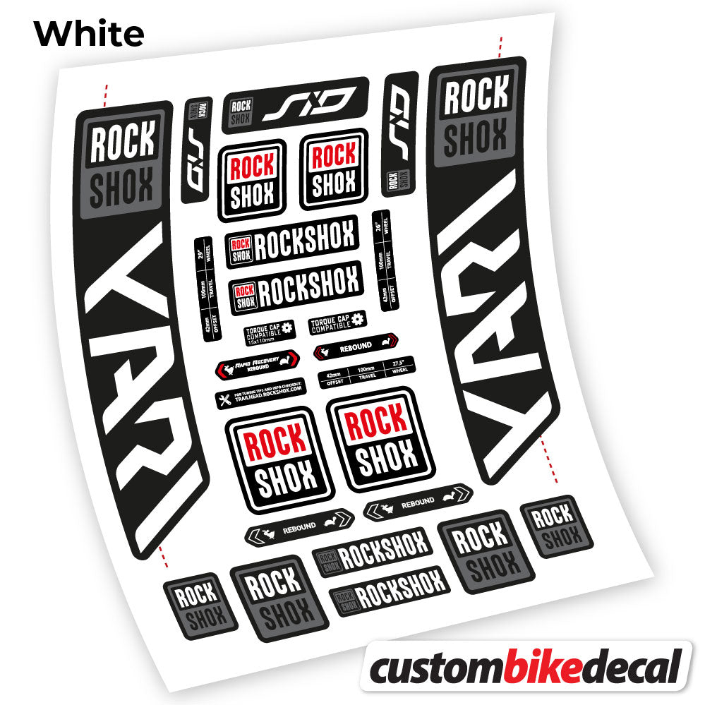 Decal, Rock Shox Yari 2021, Bike Fork Sticker Vinyl