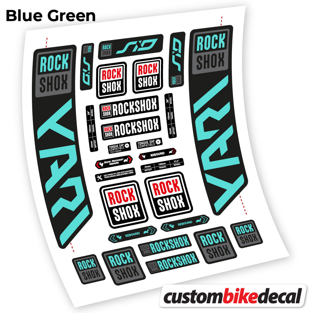 Decal, Rock Shox Yari 2021, Bike Fork Sticker Vinyl