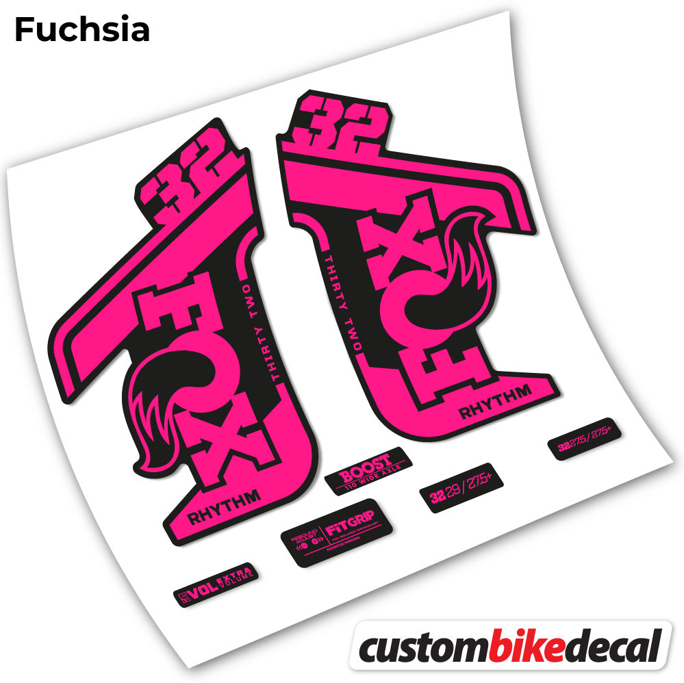 Aufkleber, Fox Rhythm, Fahrradgabel
