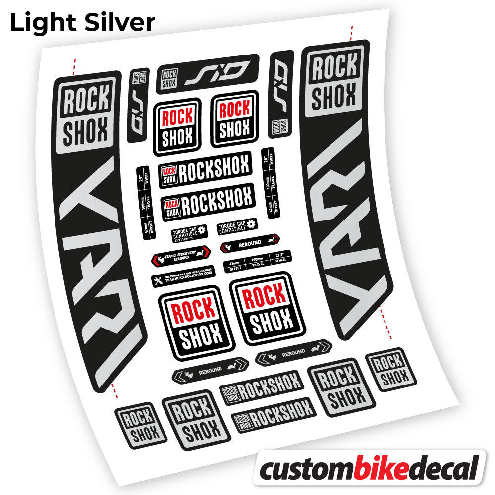 Decal, Rock Shox Yari 2021, Bike Fork Sticker Vinyl