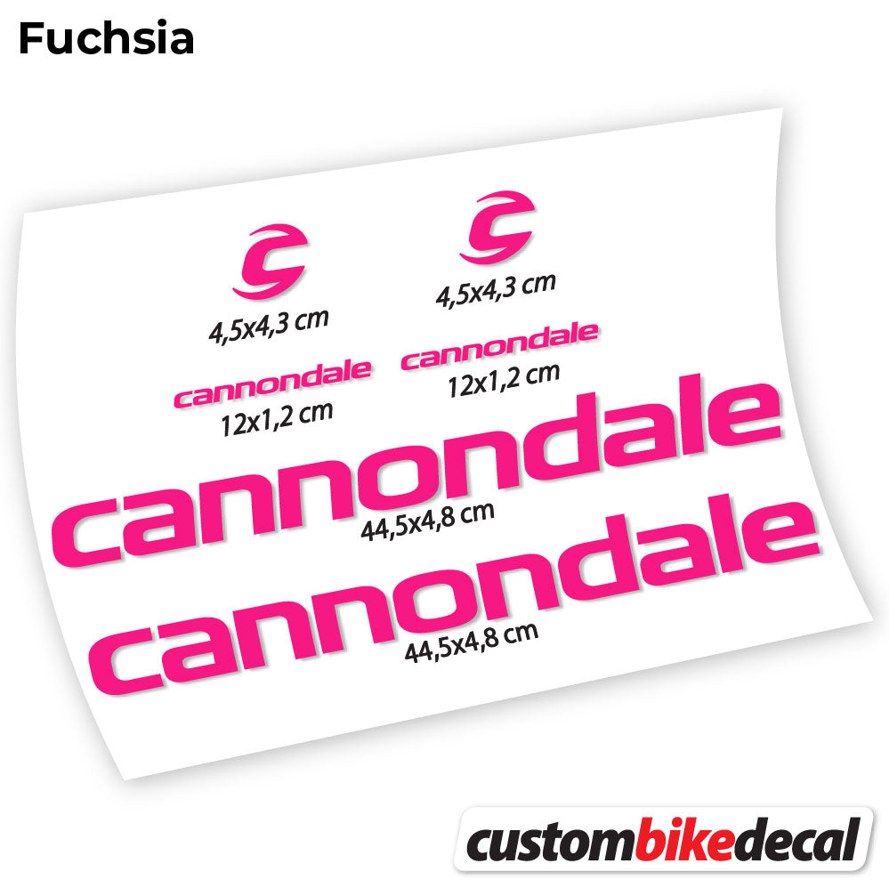 Aufkleber, Cannondale, Fahrradrahmen, Vinyl-Aufkleber
