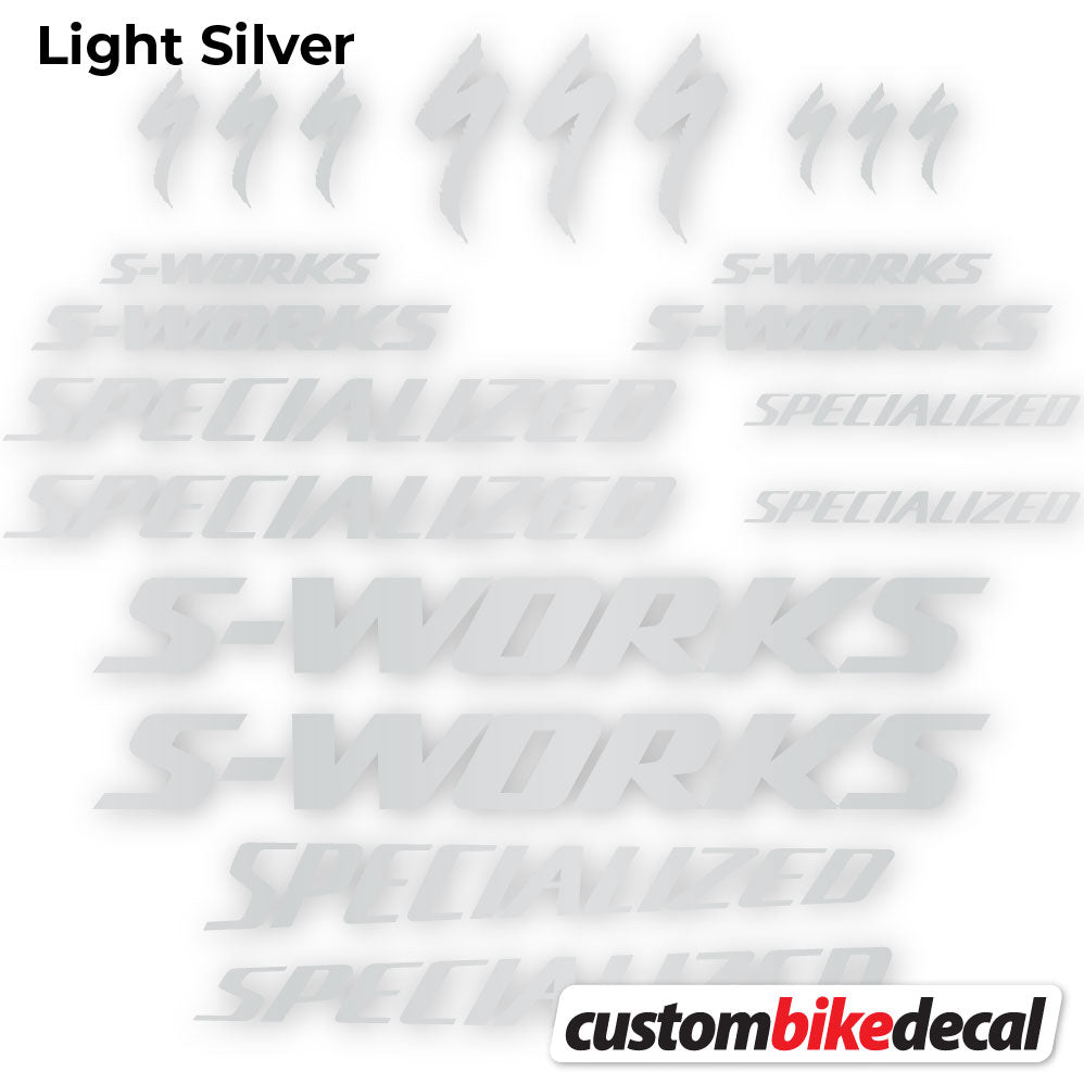 Aufkleber, Specialized S-Works, Rahmen, Fahrradaufkleber Vinyl