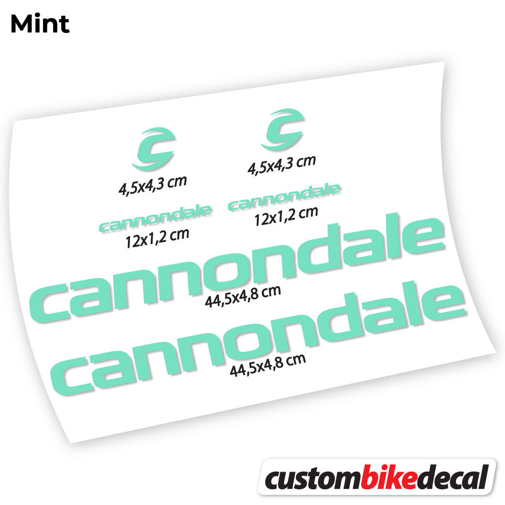 Aufkleber, Cannondale, Fahrradrahmen, Vinyl-Aufkleber
