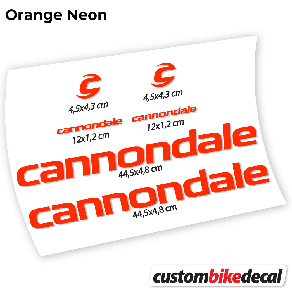 Aufkleber, Cannondale, Fahrradrahmen, Vinyl-Aufkleber