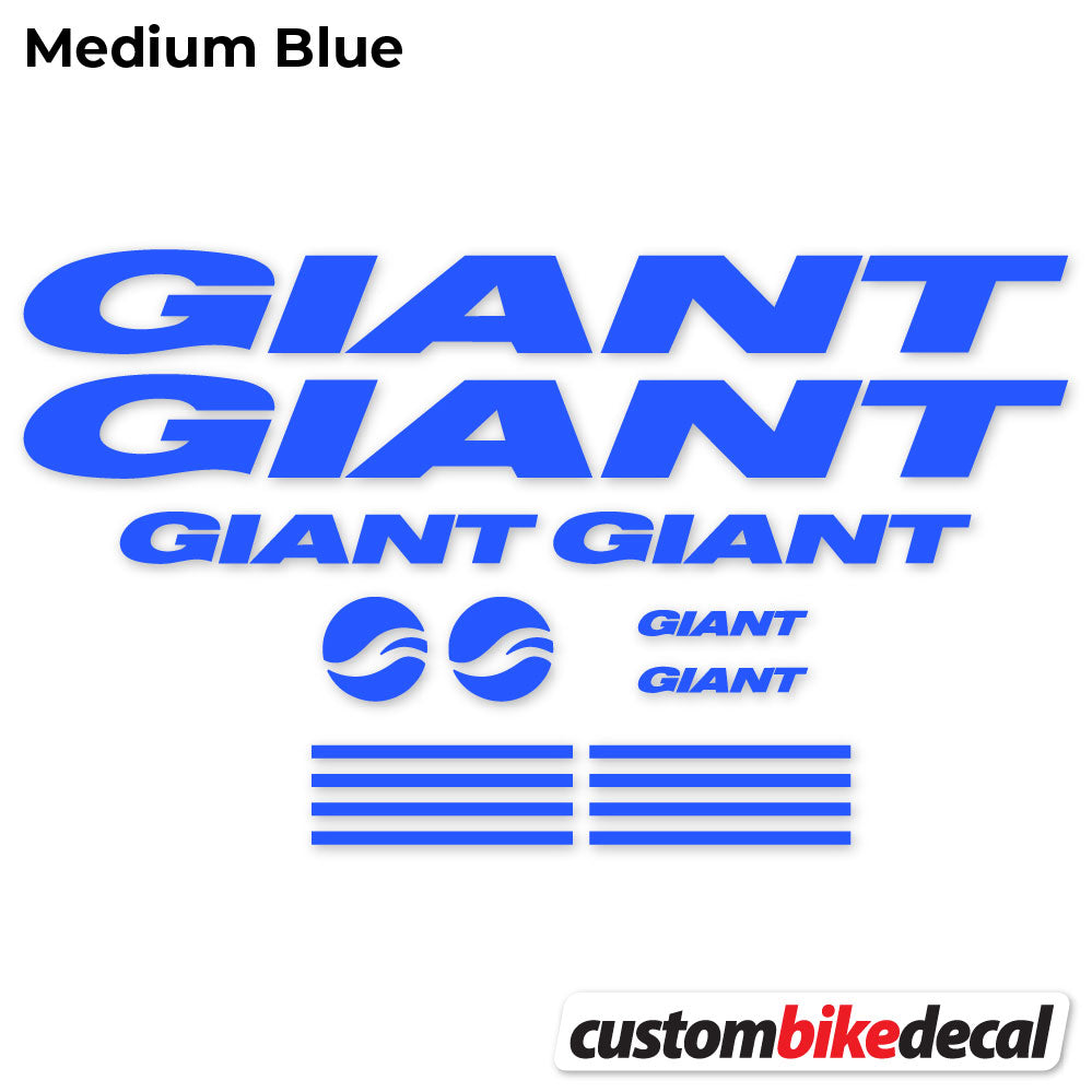 Aufkleber, GIANT, Rahmen, Fahrradaufkleber Vinyl