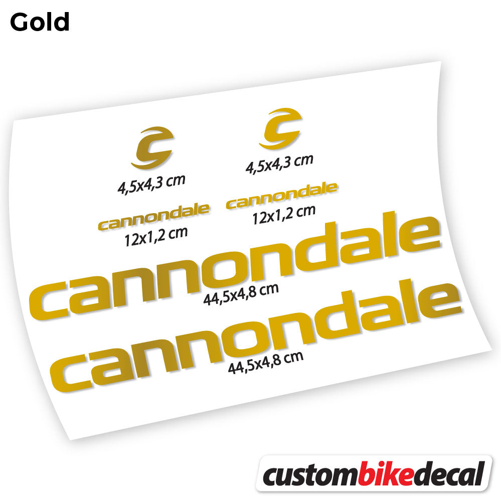 Aufkleber, Cannondale, Fahrradrahmen, Vinyl-Aufkleber