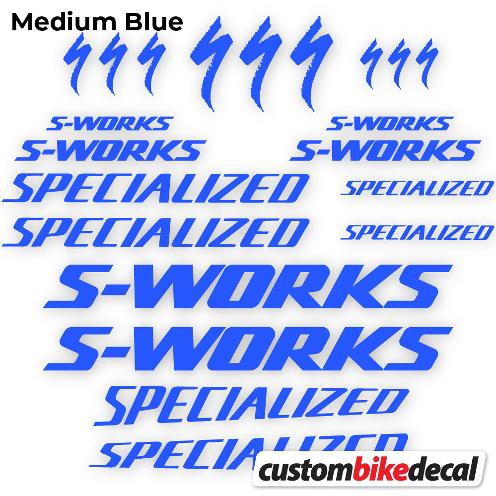 Aufkleber, Specialized S-Works, Rahmen, Fahrradaufkleber Vinyl